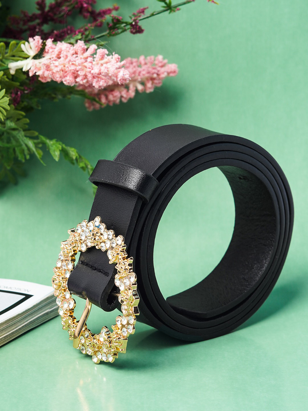 Buy Ferosh Women Black Embellished Belt Belts for Women 19685574 Myntra