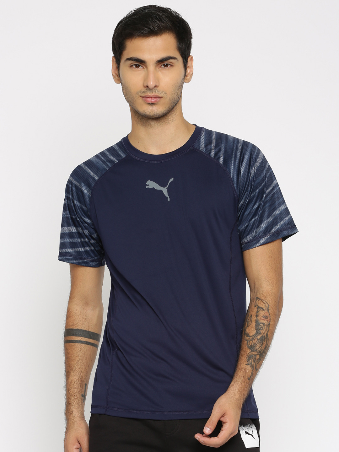 puma navy t shirt