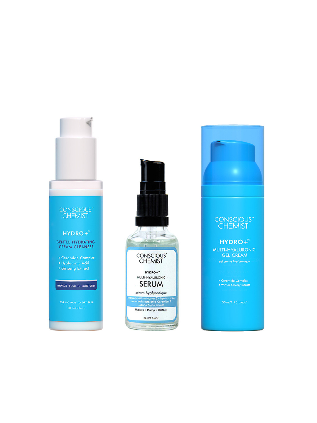 Buy Conscious Chemist Hydration Hero Routine Kit Pack Of 3 Skin Care