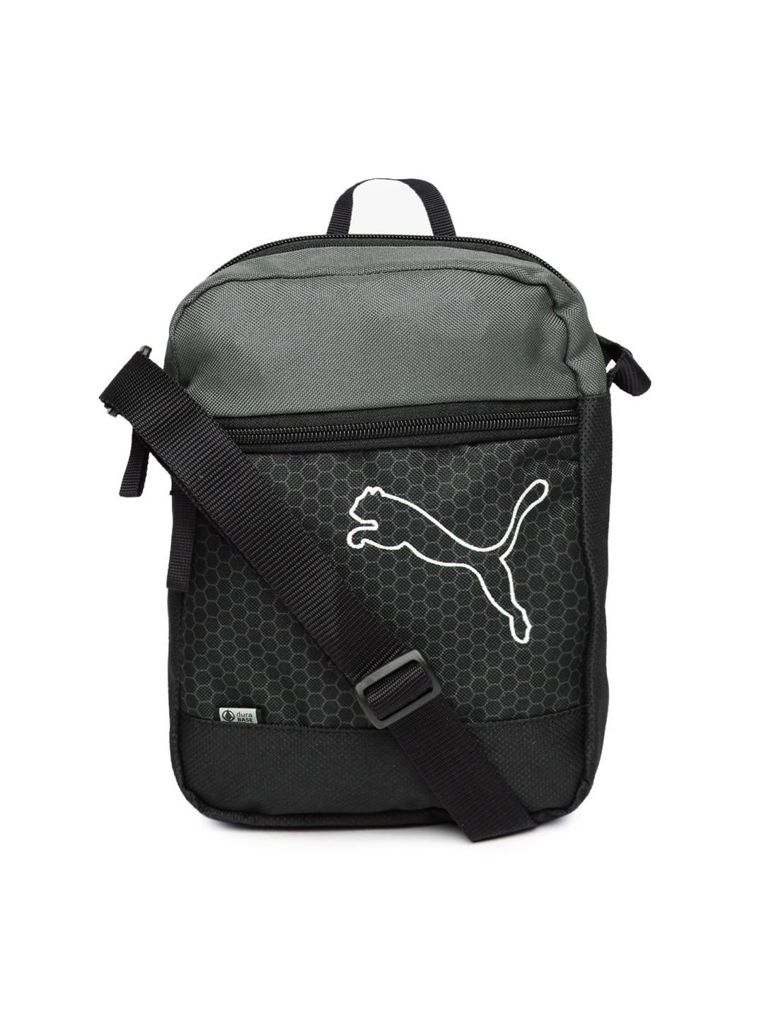 Buy PUMA Unisex Black & Grey Printed Echo Portable Messenger Bag