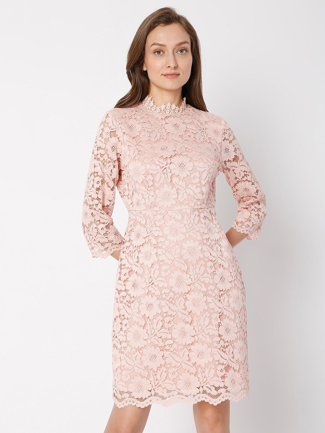 Buy Vero Moda Pink Bodycon Dress - Dresses for Women 19715748 | Myntra