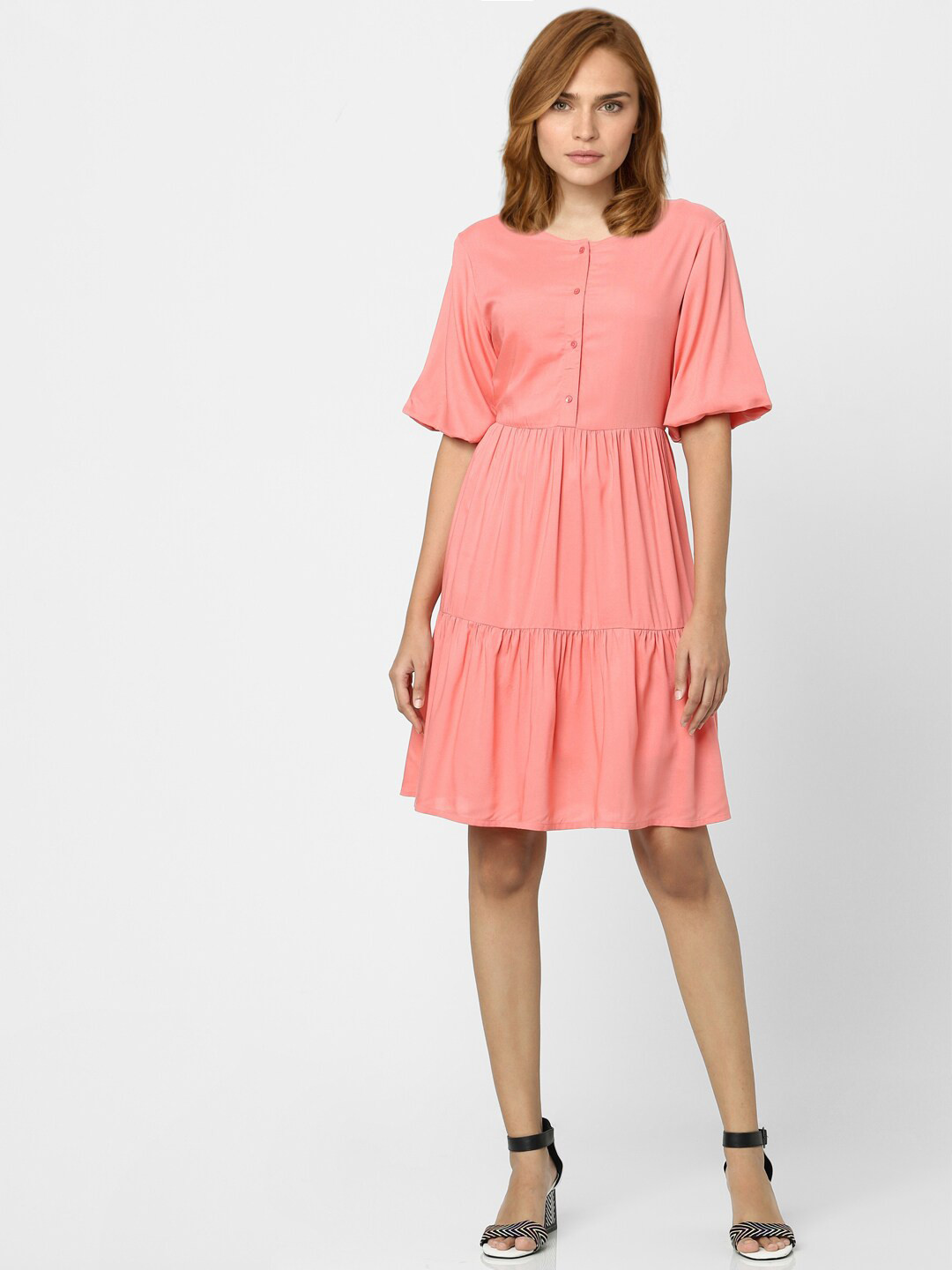Buy Vero Moda Pink Dress - Dresses for Women 19715750 | Myntra