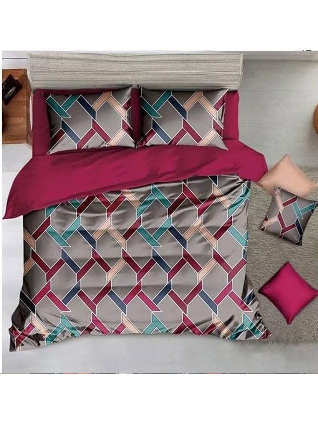 Buy Sasimo Unisex Grey 210 GSM Double Bed Blankets Quilts And Dohars