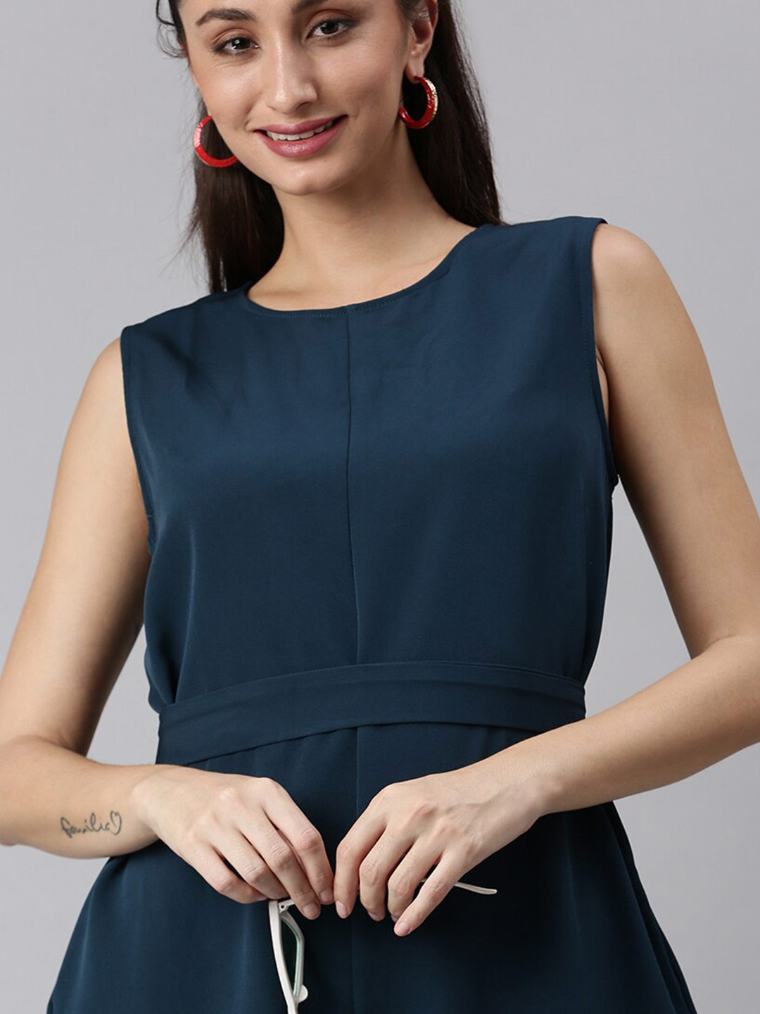 Buy SHOWOFF Women Teal Jumpsuit Jumpsuit for Women 19722954 Myntra