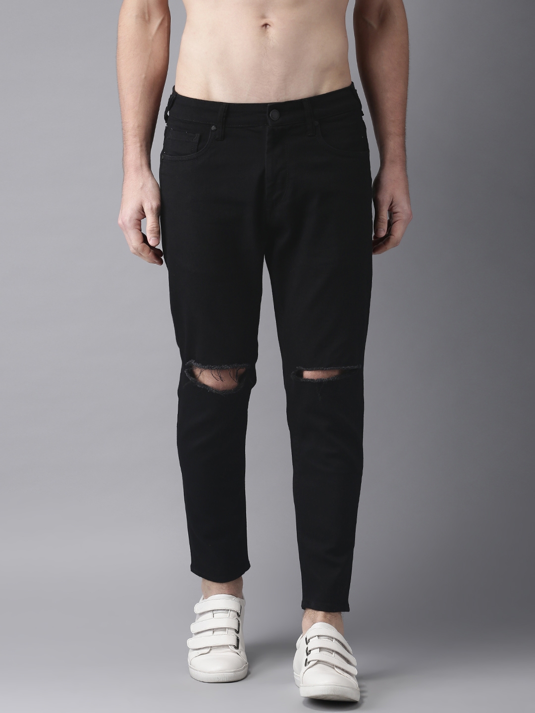 black stretchable jeans