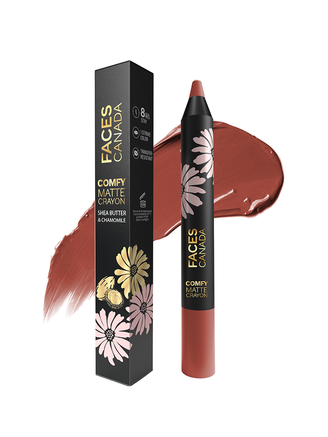 Buy FACES CANADA Comfy Matte Crayon Lipstick With Shea Butter