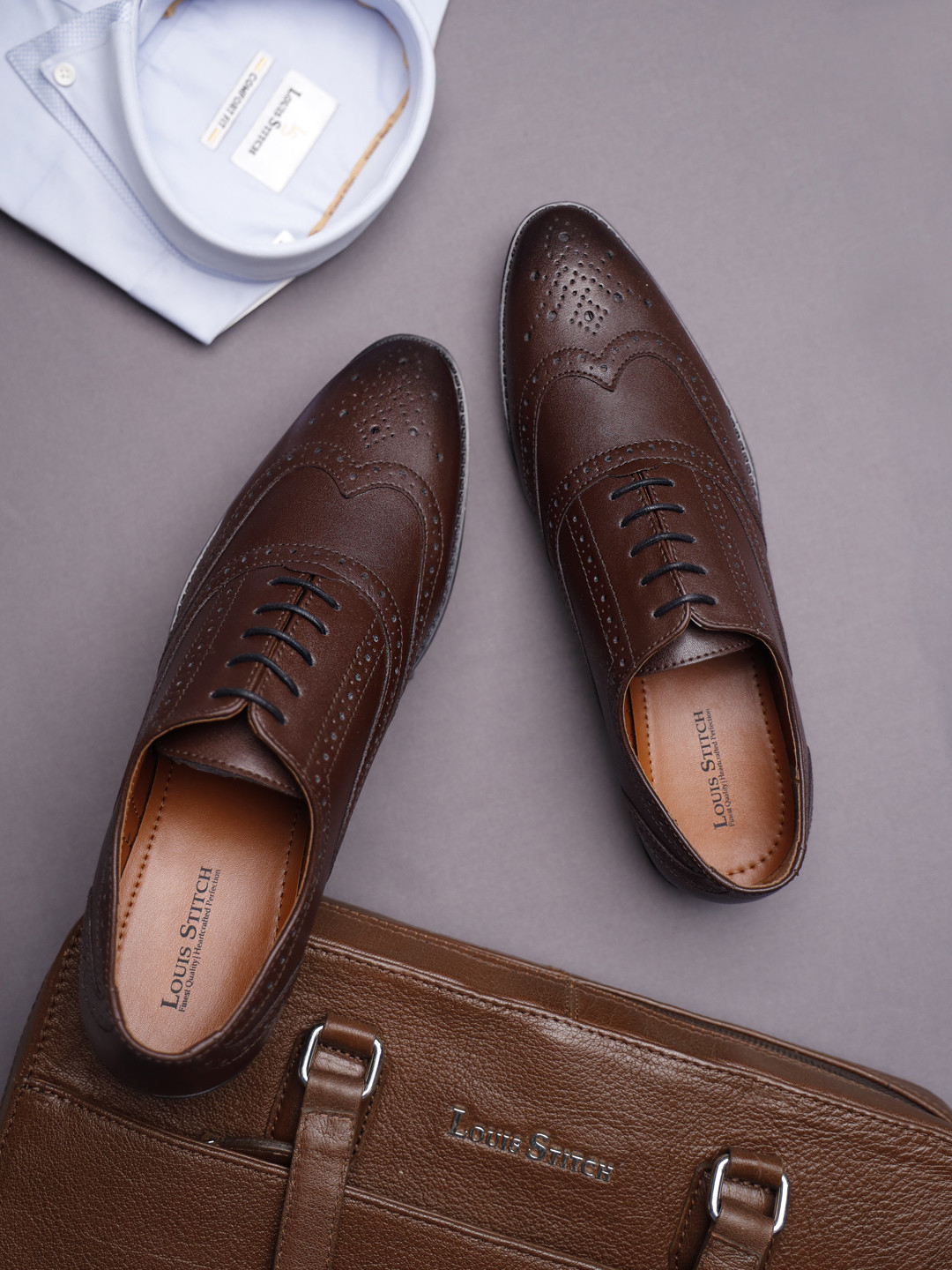 brogue formal shoes