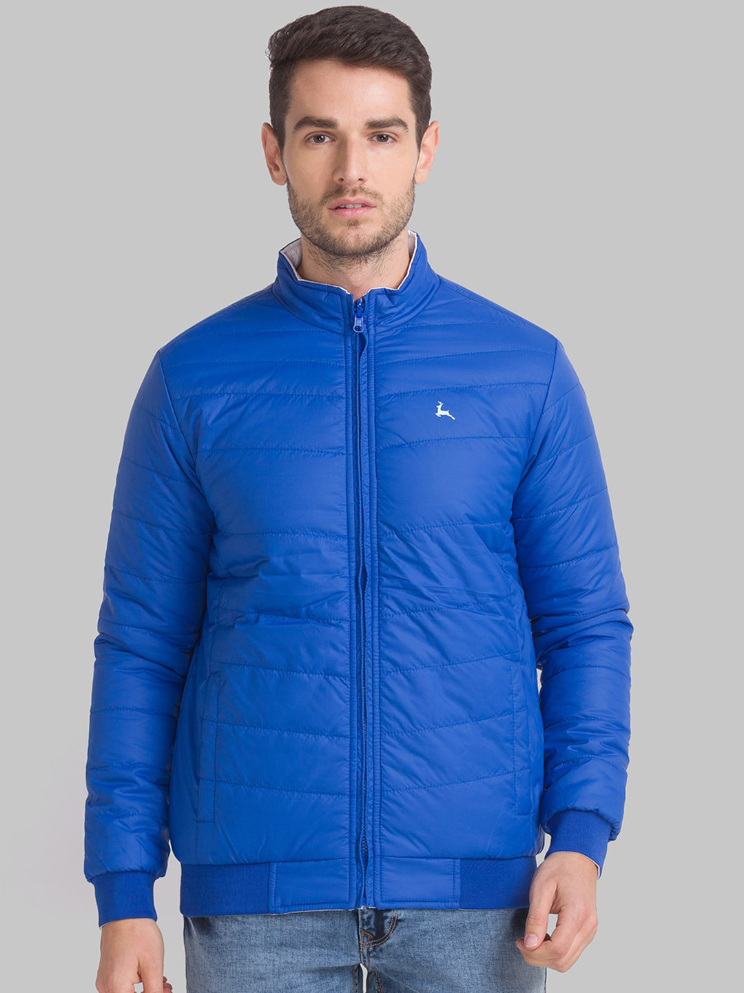 Buy Parx Men Blue Longline Puffer Jacket Jackets for Men 19749734 Myntra