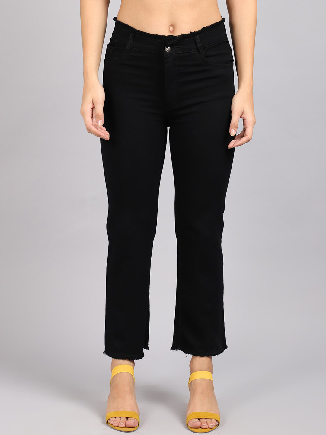 Buy MARC LOUIS Women Black Bootcut Jeans Jeans for Women 19761310 Myntra