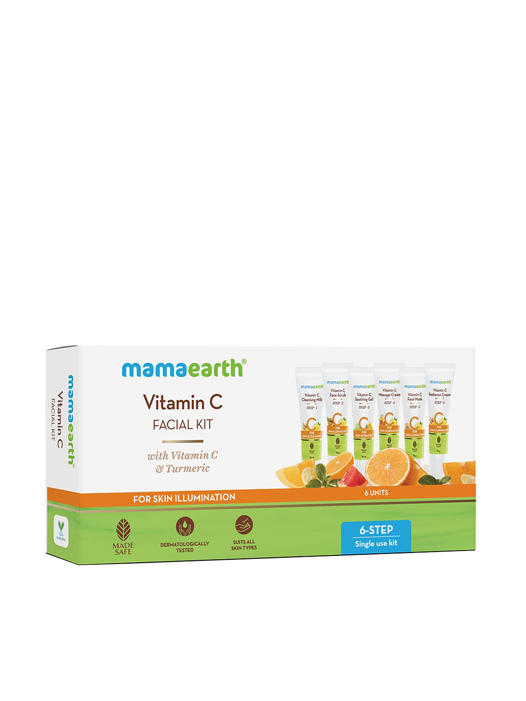 Buy Mamaearth White Vitamin C & Turmeric Facial Kit Facial Kit for