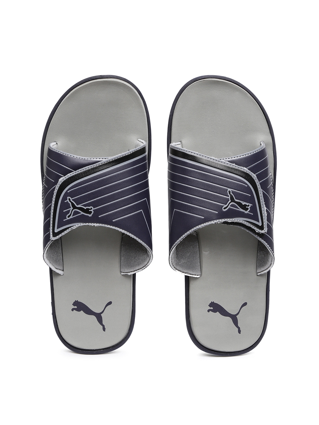 Buy Puma Men Navy Bow Cat Flip Flops - Flip Flops for Men 1977440 | Myntra