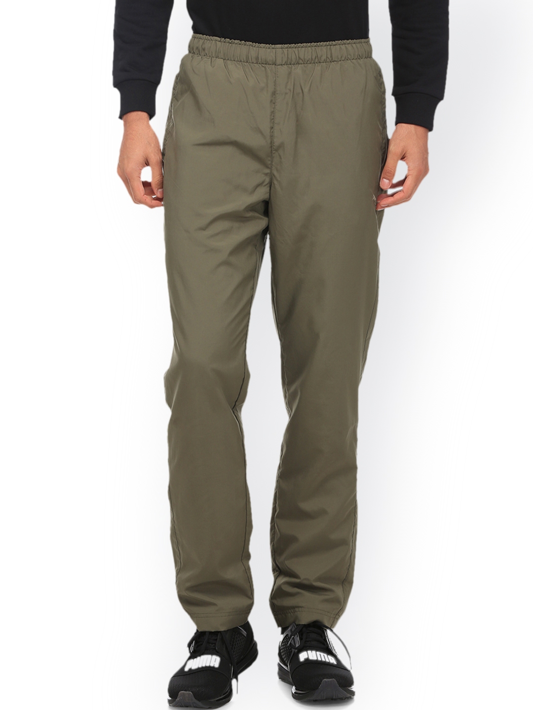 mens green track pants