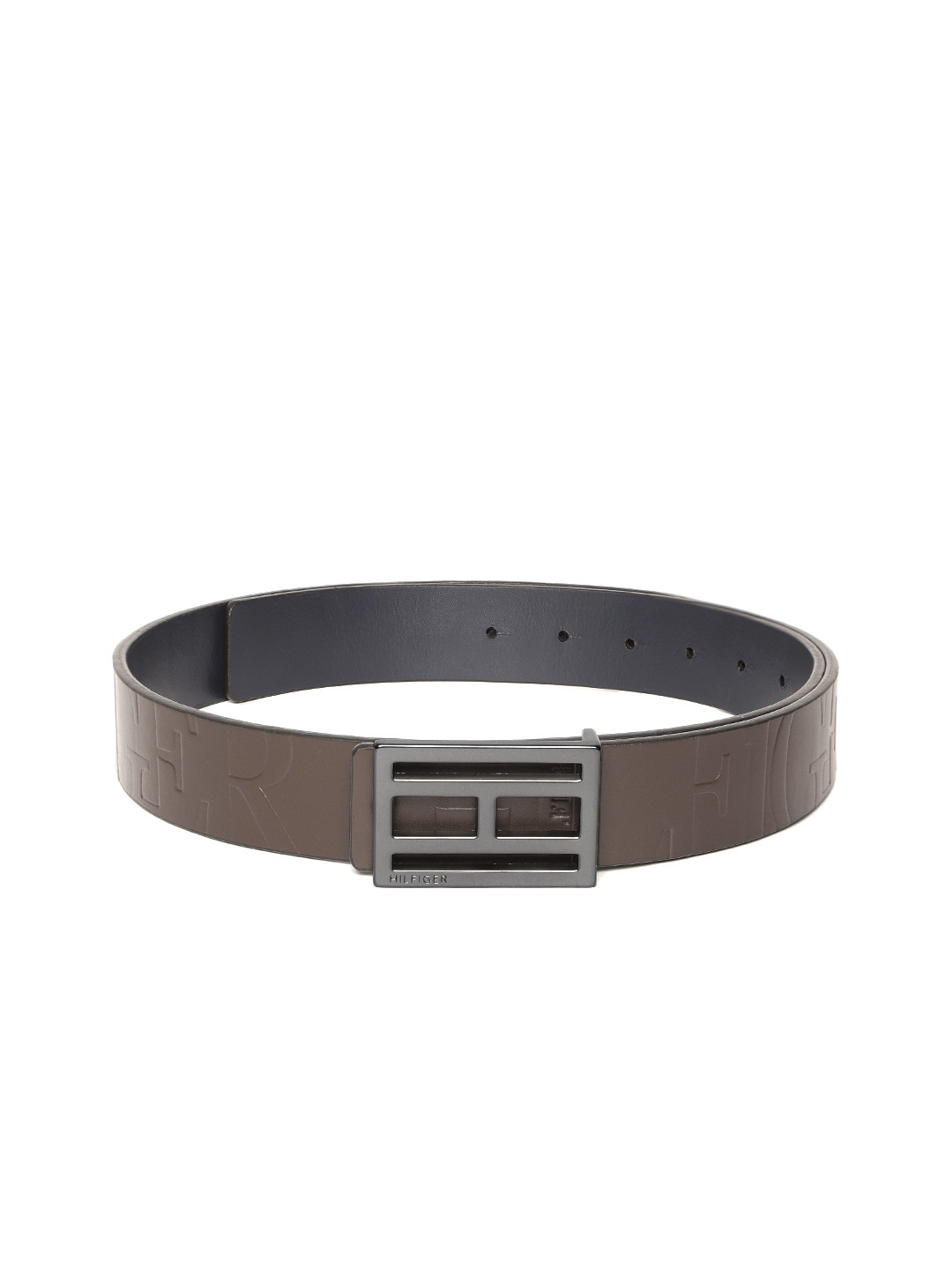 Buy Tommy Hilfiger Men Brown Reversible Leather Belt Belts for Men