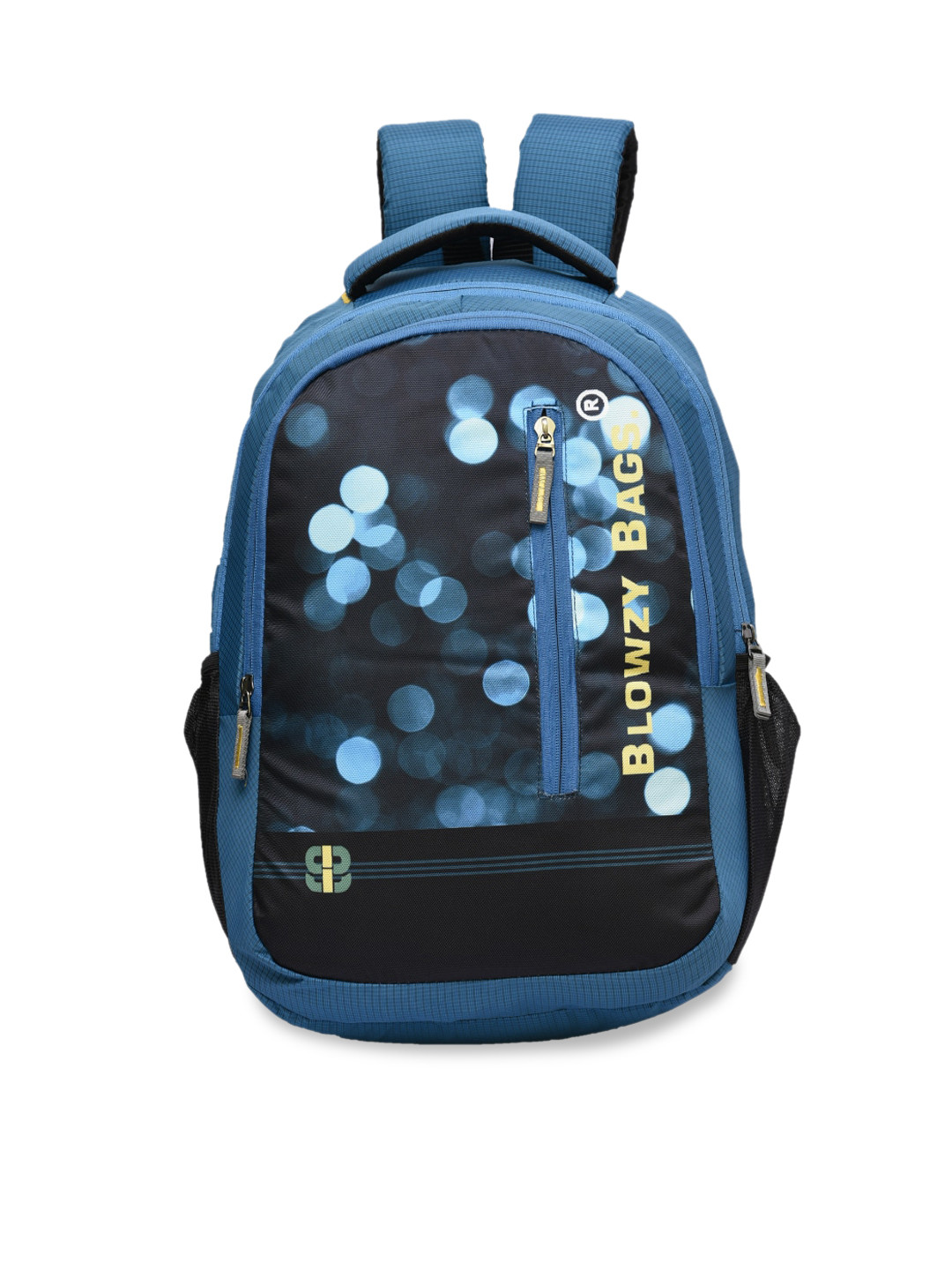 Buy Blowzy Bags Unisex Blue & White Graphic Backpack Backpacks for