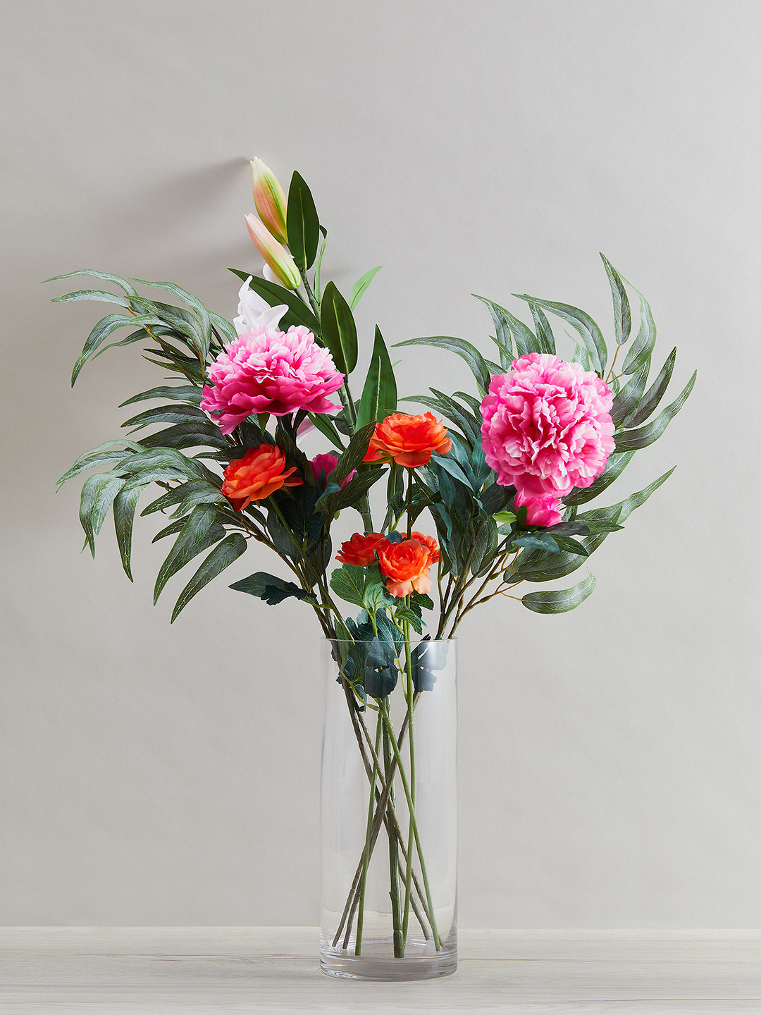 Buy Marks & Spencer Pink & Green Alstroemeria Artificial Flower Artificial Flowers And Plants