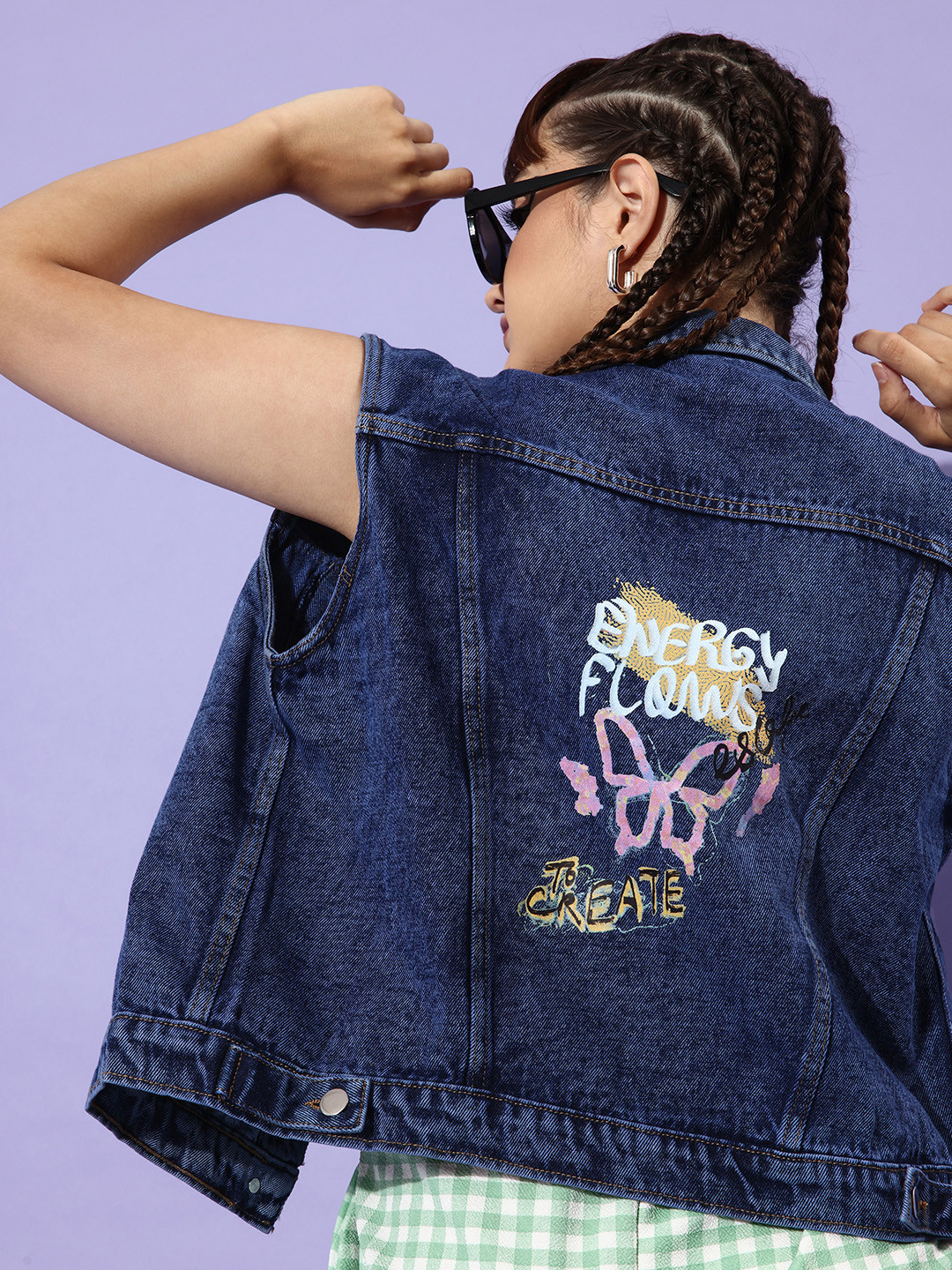 Buy Stylecast X Hersheinbox Women Deep Navy Blue Abstract Kidult Kitsch