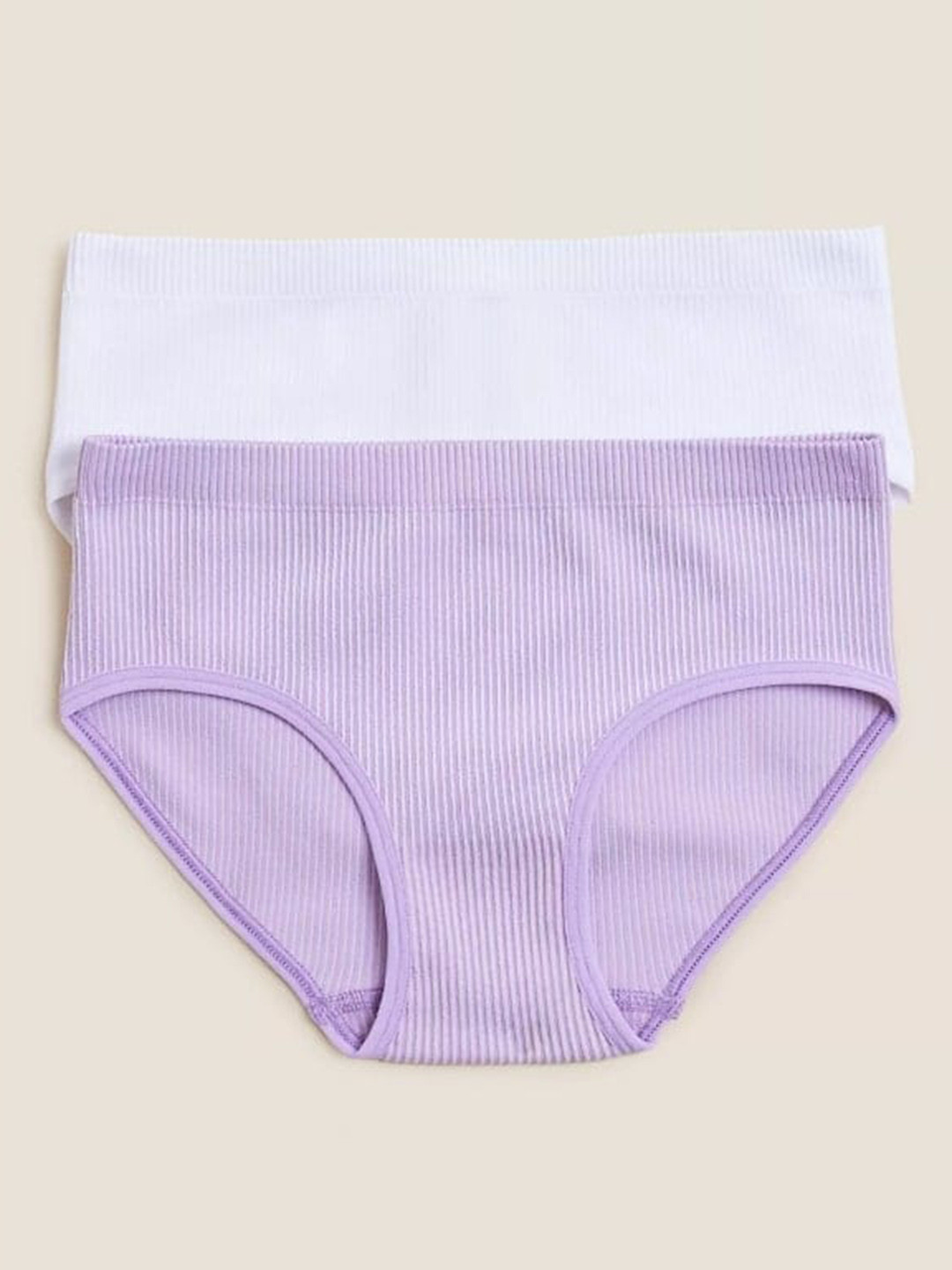Marks & Spencer Girls Purple Cotton Blend Camisole Tank Size