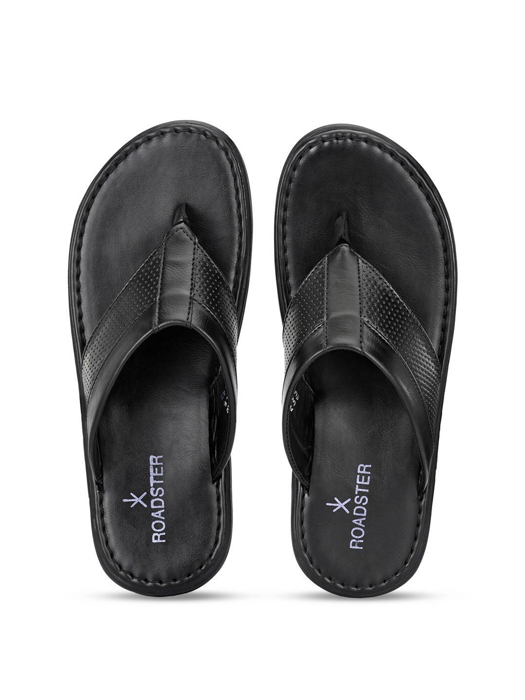 Buy Roadster Men Black Flip Flops Flip Flops for Men 19821232 Myntra