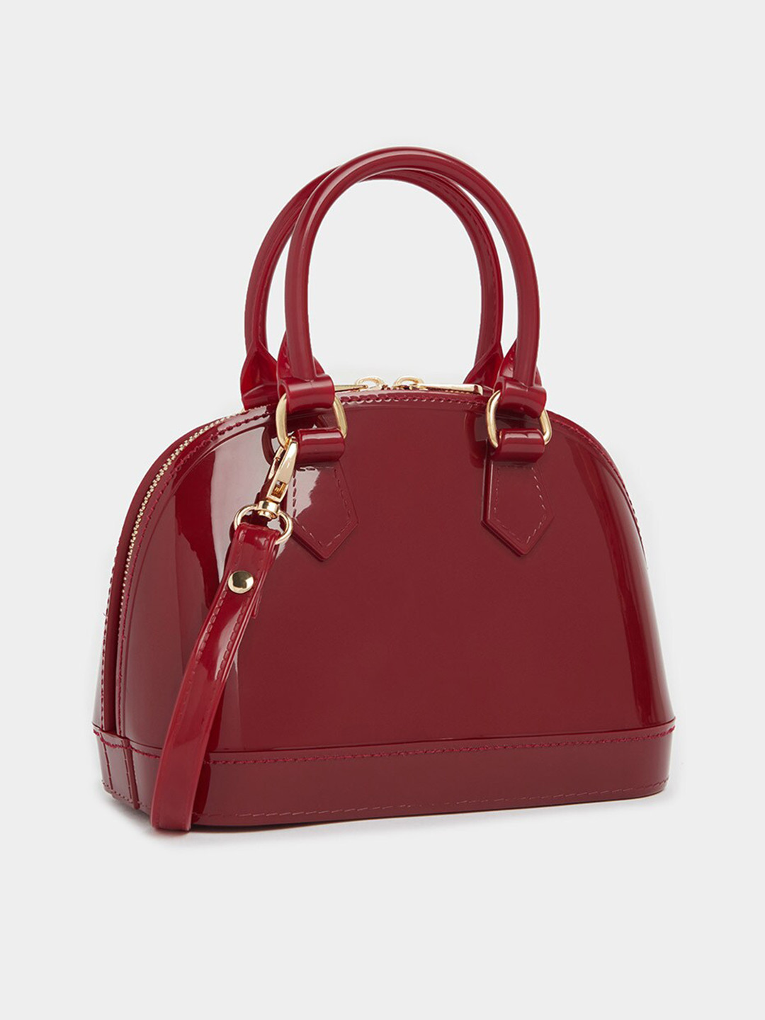 Buy Styli Women Solid Shiny Small Handheld Bag Handbags for Women