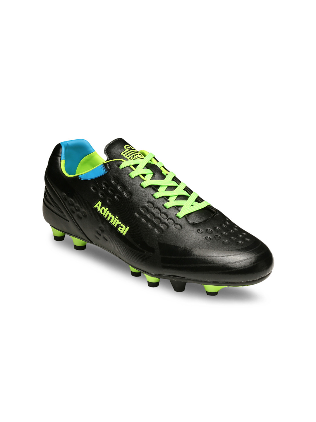 Buy Admiral Men Black & Green Football Shoes Sports Shoes for Men