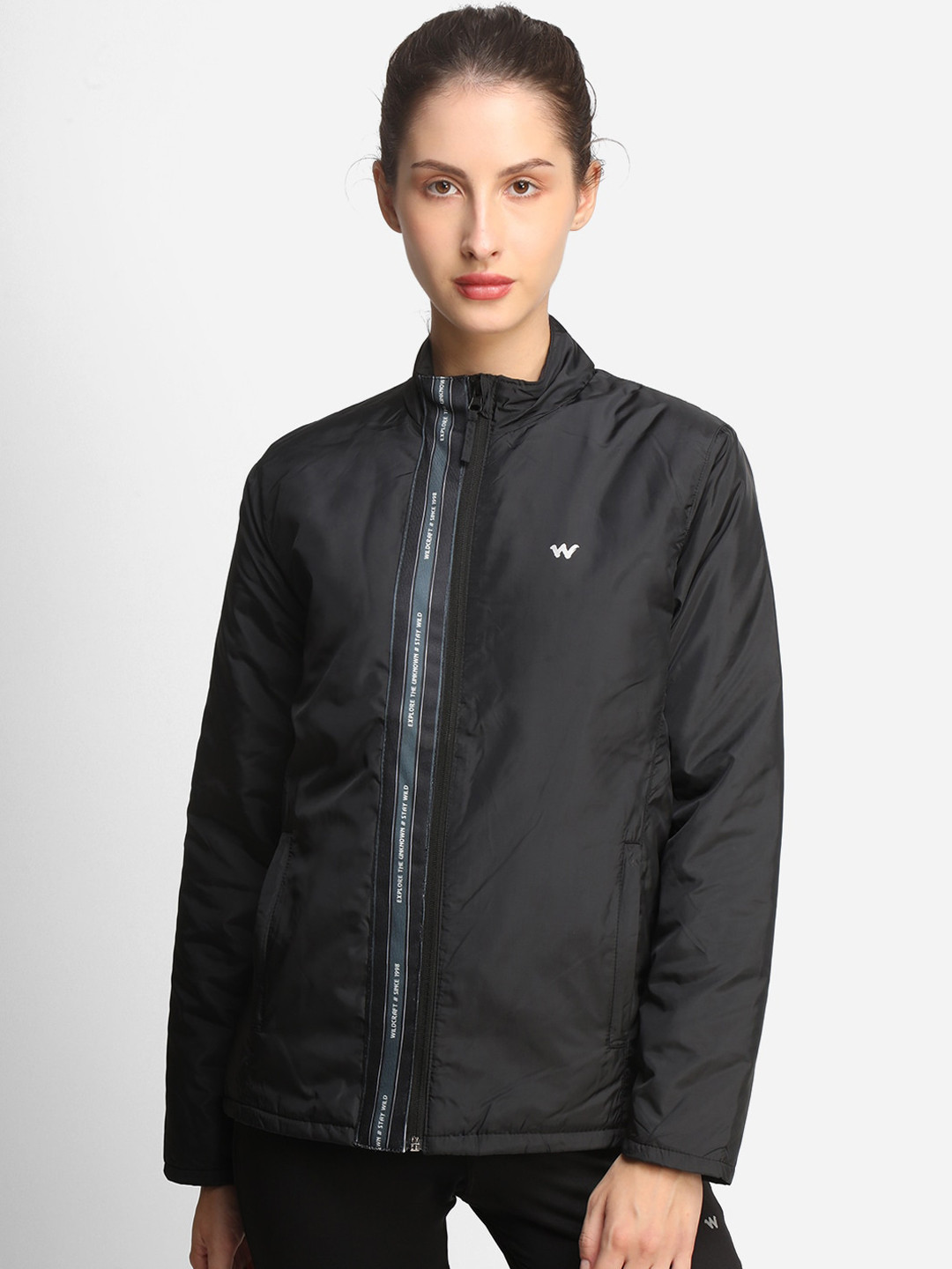 Buy Wildcraft Women Black Lightweight Outdoor Sporty Jacket Jackets