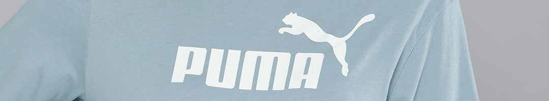 Buy Puma Women Blue Brand Logo Print Relaxed Fit T Shirt - Tshirts for ...