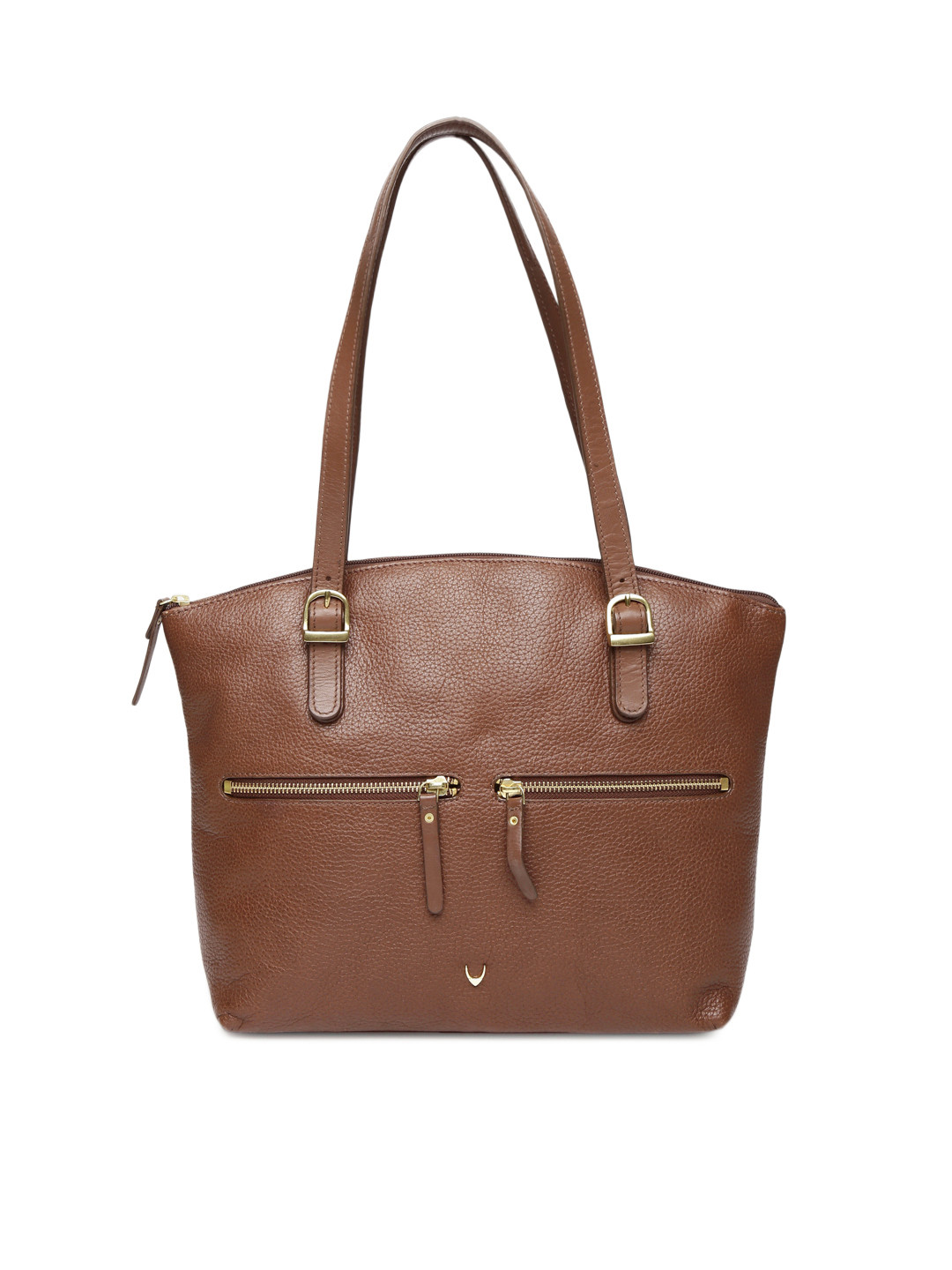 Buy Hidesign Brown Solid Leather Shoulder Bag Handbags for Women