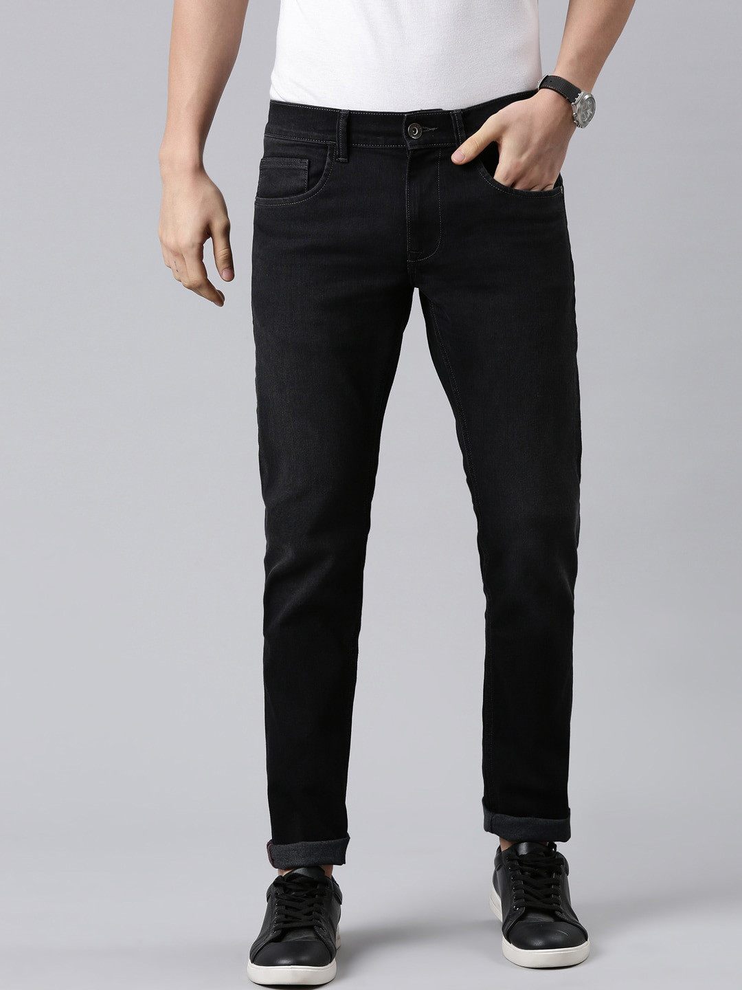 Buy American Bull Men Black Jeans Jeans for Men 19840008 Myntra