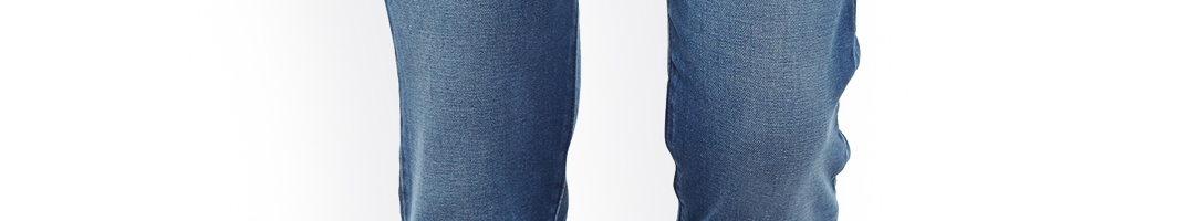 Buy Rodamo Men Blue Slim Fit Mid Rise Clean Look Stretchable Jeans ...