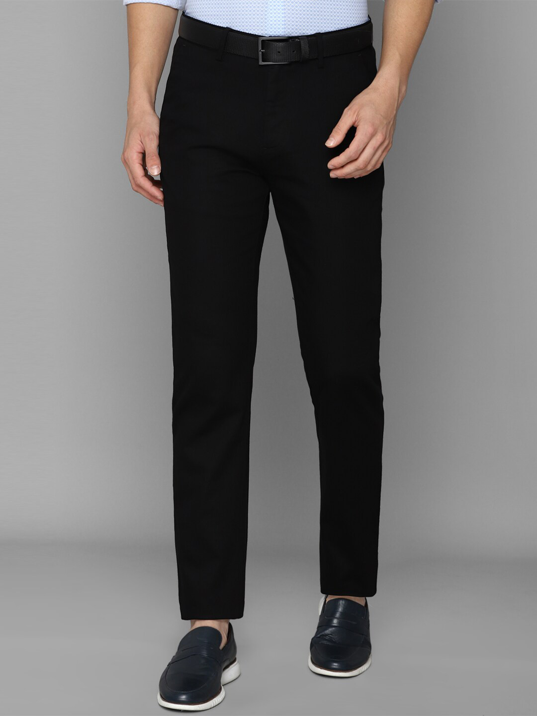 Buy Allen Solly Men Black Trousers - Trousers for Men 19853892 | Myntra