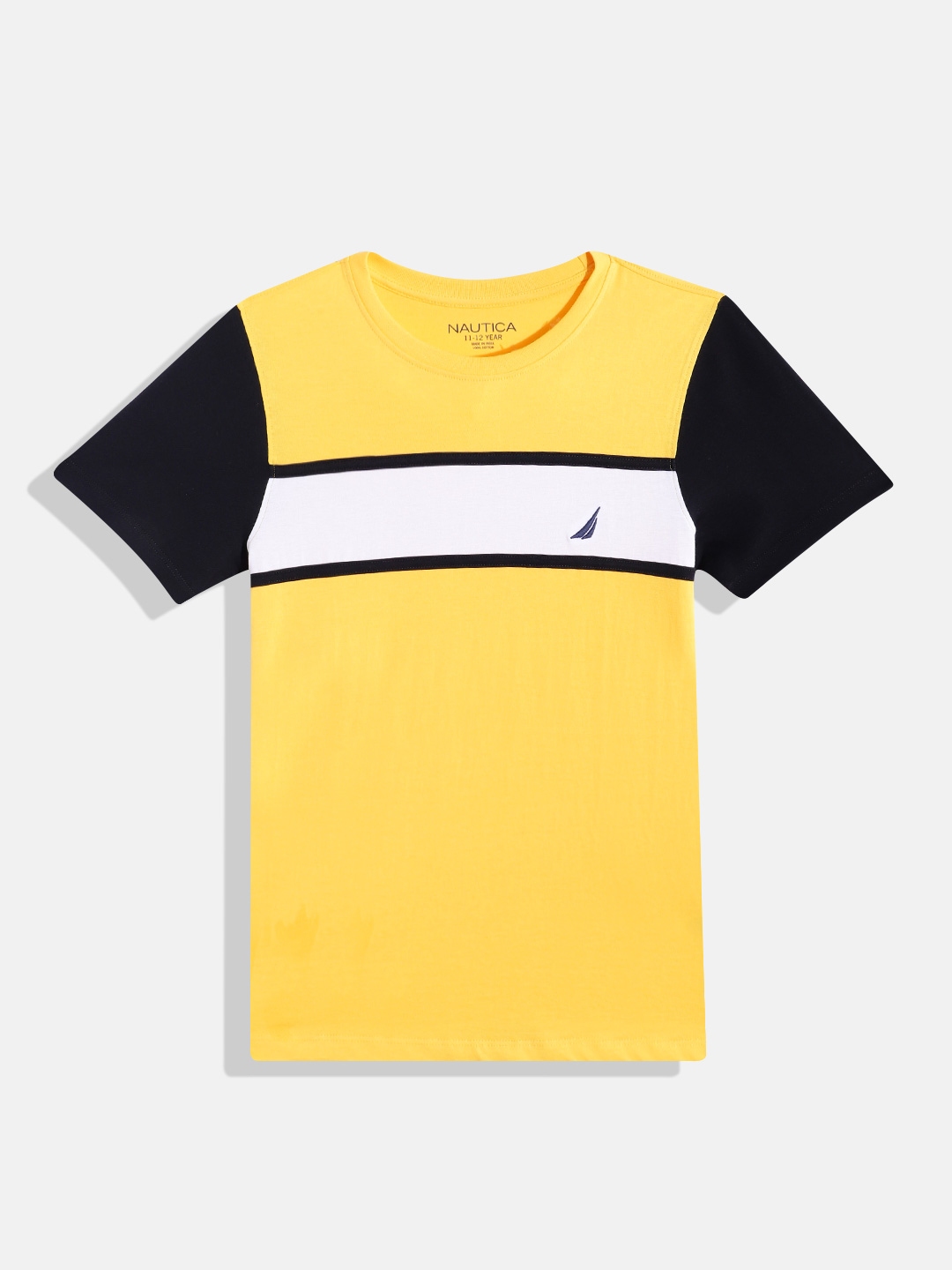 Buy Nautica Boys Colourblocked Pure Cotton T Shirt Tshirts For Boys buy-nautica-boys-colourblocked-pure-cotton-t-shirt-tshirts-for-boys