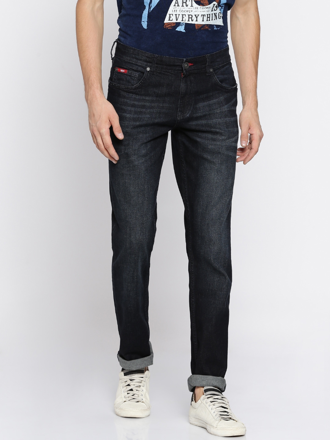 lee cooper denim joggers