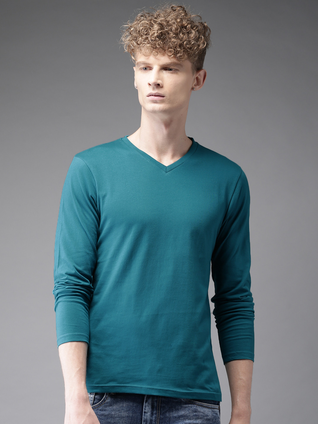teal t shirt men