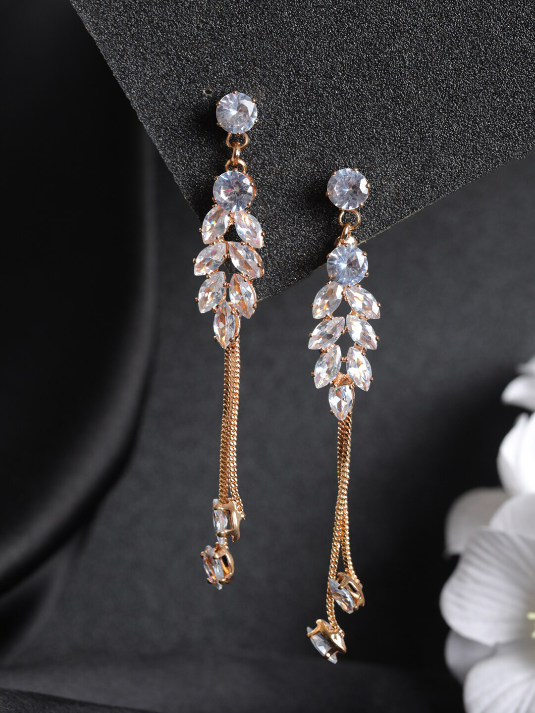 Buy Priyaasi Contemporary Gold Plated Ear Cuff Earrings Earrings for