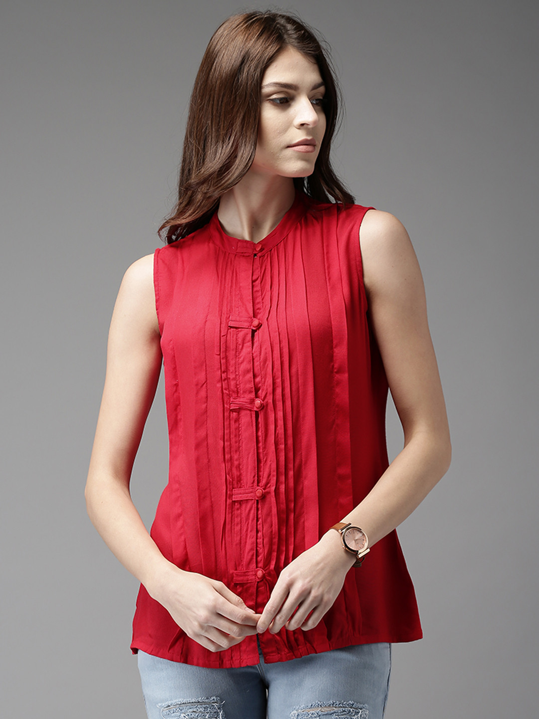 Red Solid Top