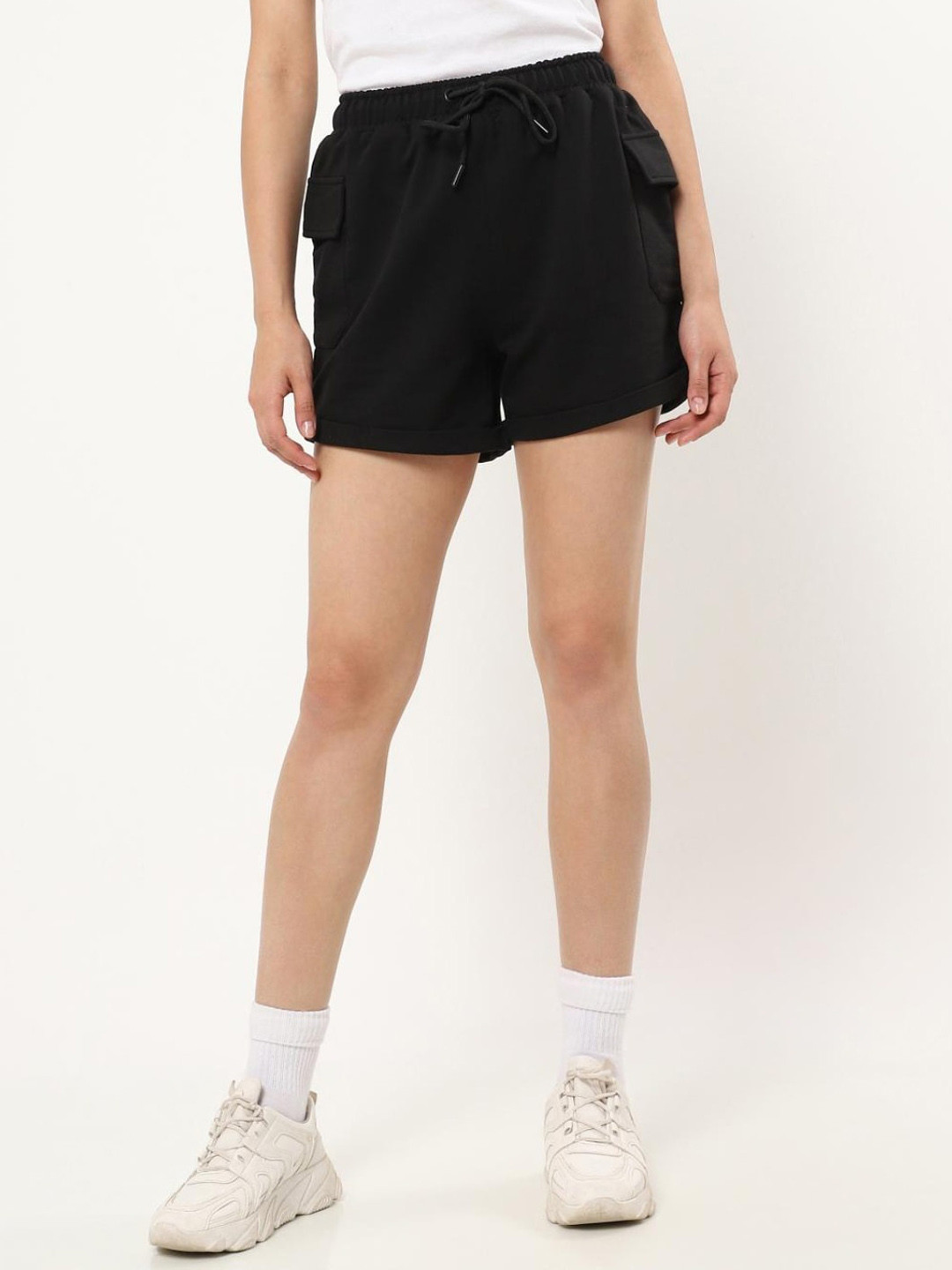 Buy Bewakoof Women High Rise Cargo Shorts Shorts for Women 19874066