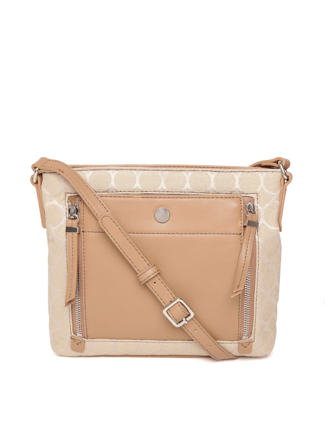 Buy Nine West Brown Patterned Sling Bag Handbags for Women 1987780