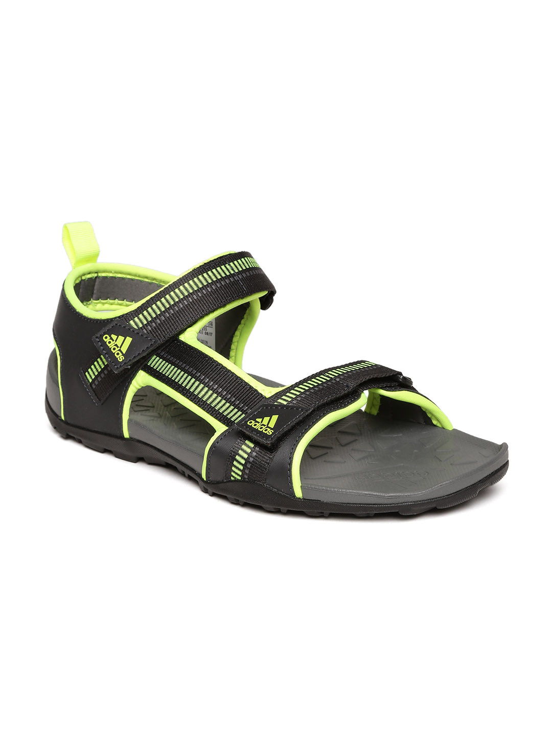 green adidas sandals