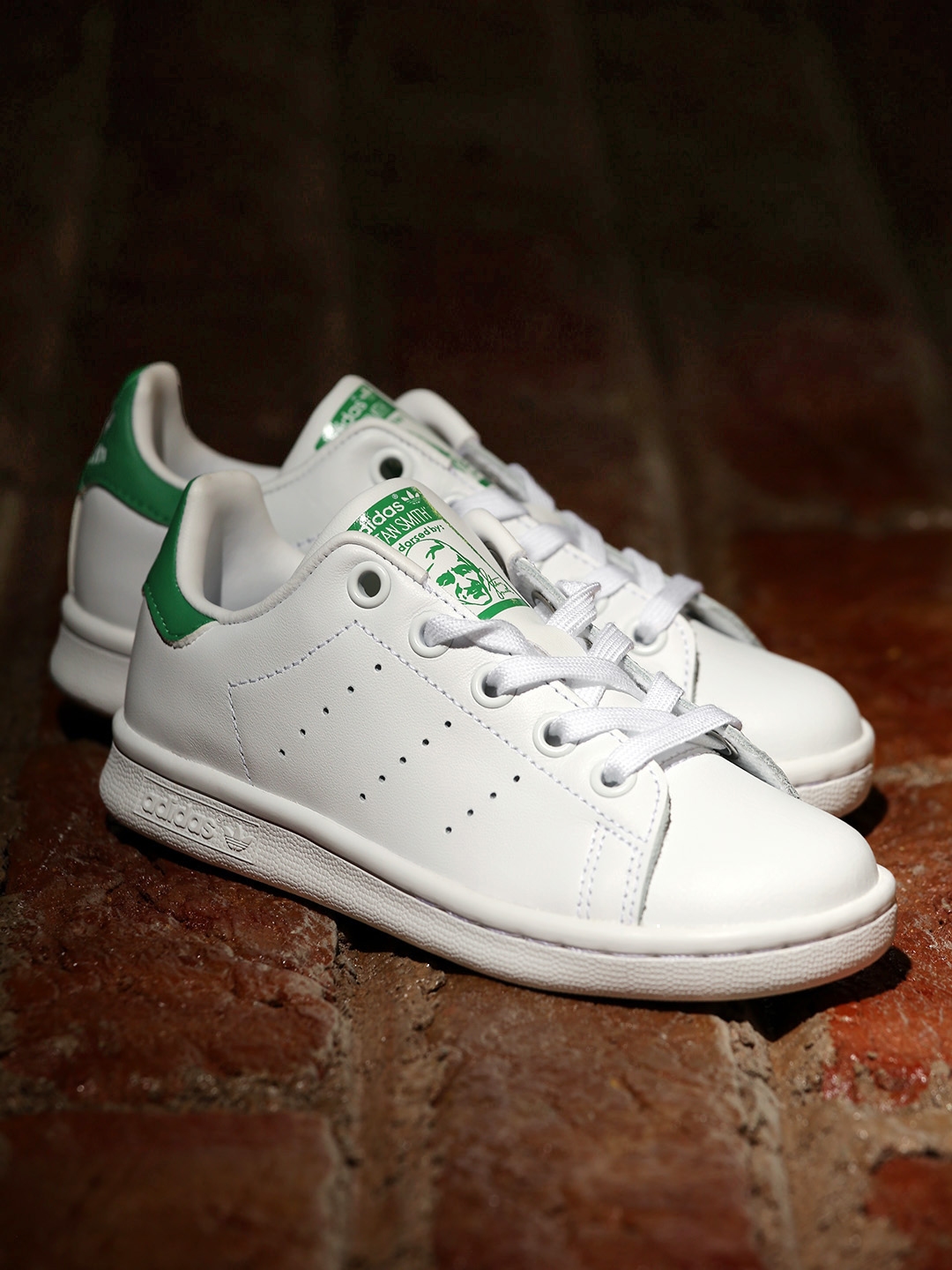 Buy ADIDAS Originals Kids White Stan Smith Sneakers