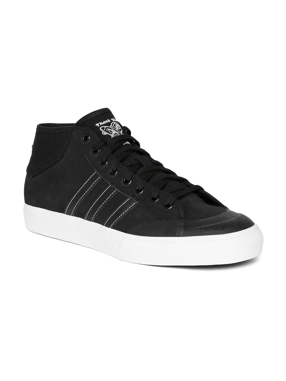 Buy ADIDAS Originals Men Black Matchcourt Mid Skate Shoes Casual