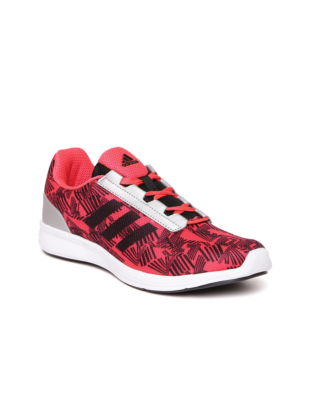 Buy ADIDAS Women Coral Pink & Black Pacer 2.0 Printed ...