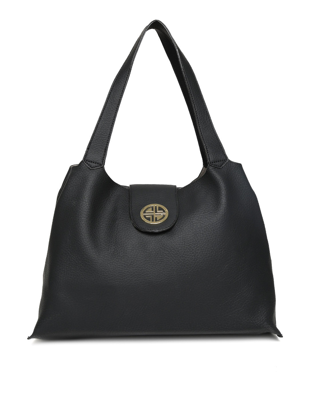 Buy Carlton London Black Solid Shoulder Bag Handbags for Women