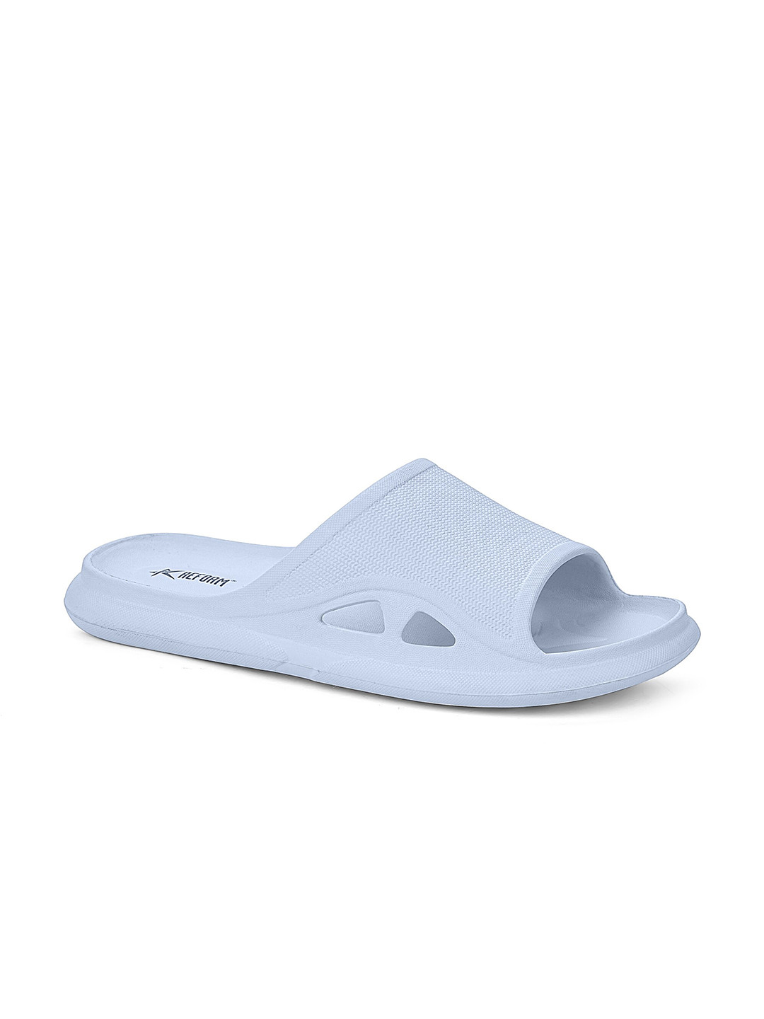 Buy REFOAM Women Blue Rubber Sliders Flip Flops for Women 19905598