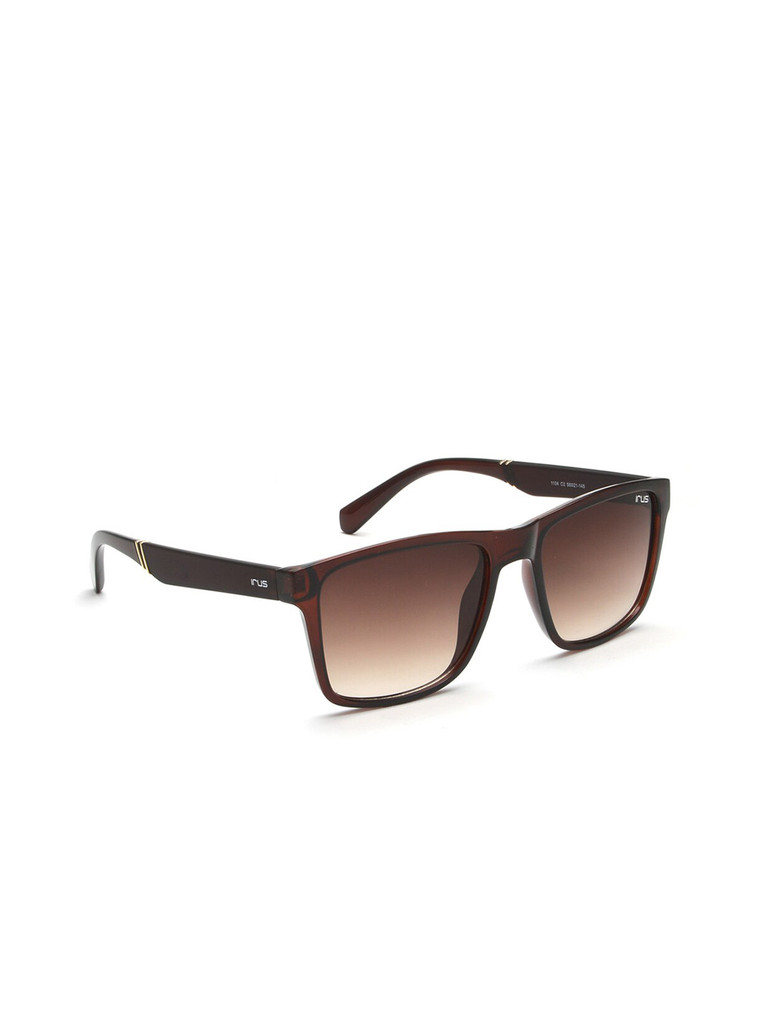 Buy IRUS By IDEE Unisex Brown Lens & Brown Square Sunglasses