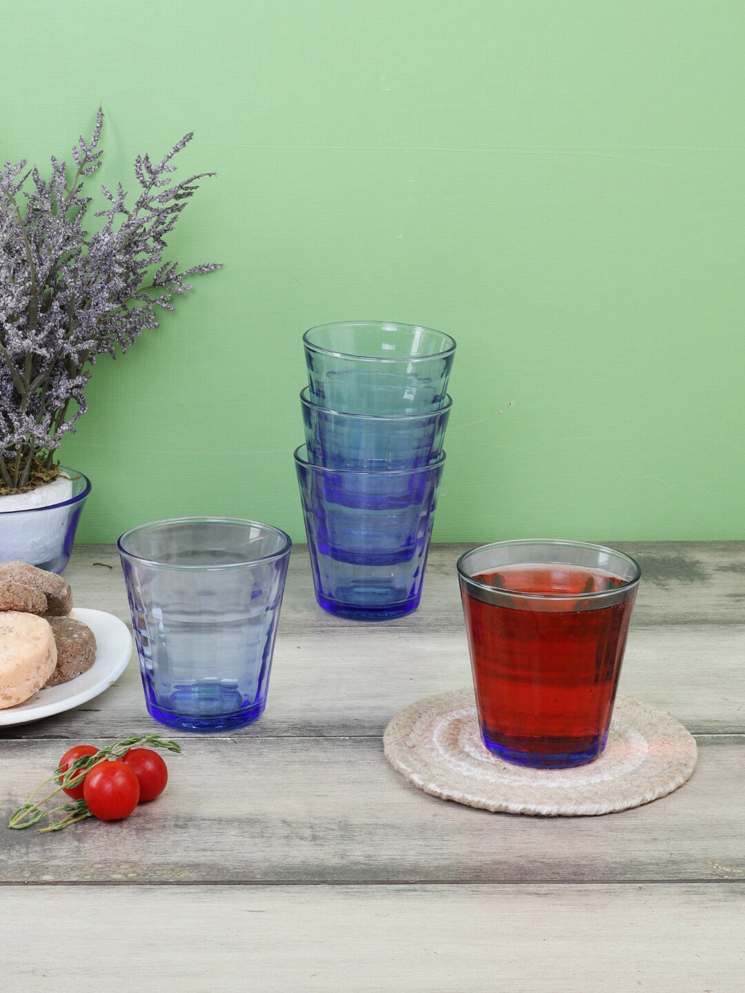 Duralex Set 6 Bicchieri Tumbler Prisme 27.5 Cl | Vetro Temperato Ispirato Ai Mosaici Di New York | Resistenti E Lavabili In Lavastoviglie