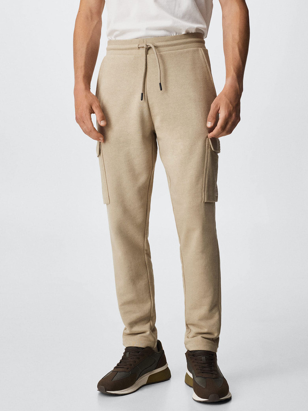 Buy MANGO MAN Beige Sustainable Cargos Trousers for Men 19914166 Myntra