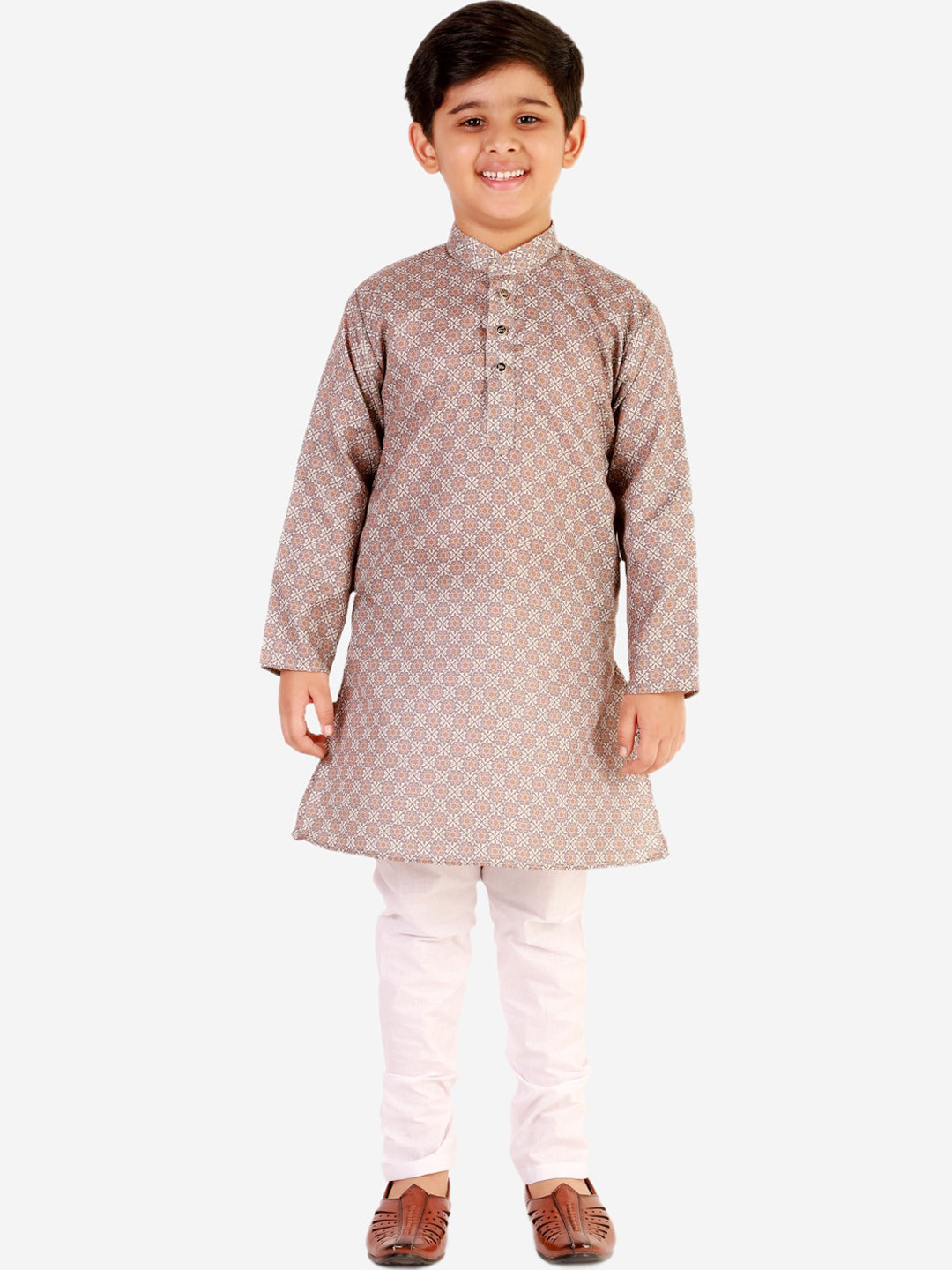 Buy Pro Ethic STYLE DEVELOPER Boys Ethnic Motifs Printed Pure Cotton ...