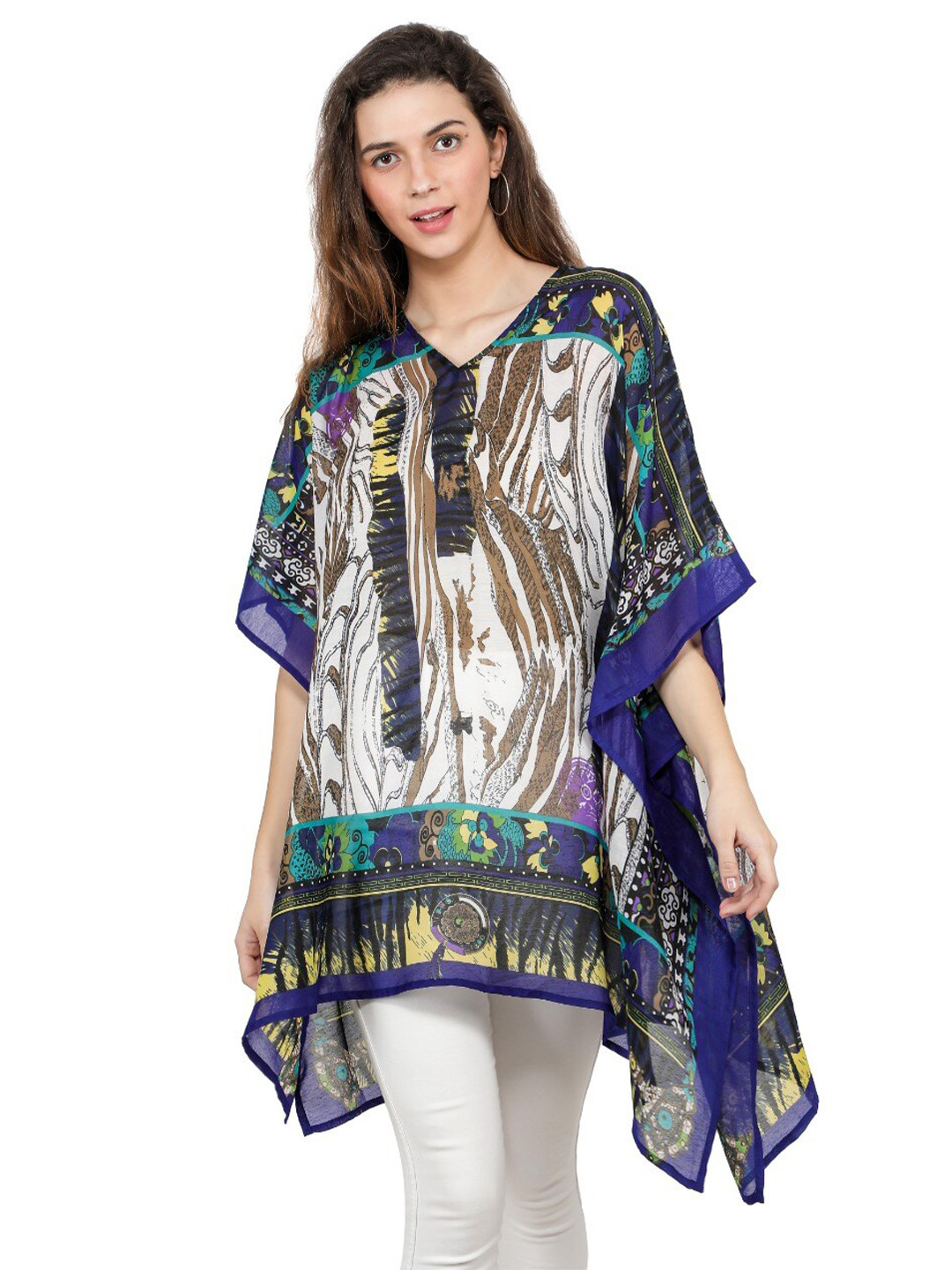 Buy TSM Blue Kaftan Dress Dresses for Women 19918196 Myntra