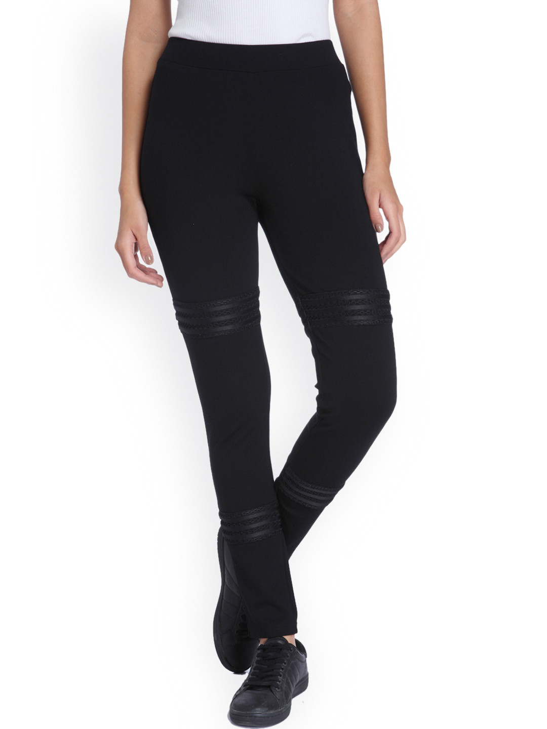 Buy Vero Moda Black Leggings Leggings for Women 1992676 Myntra