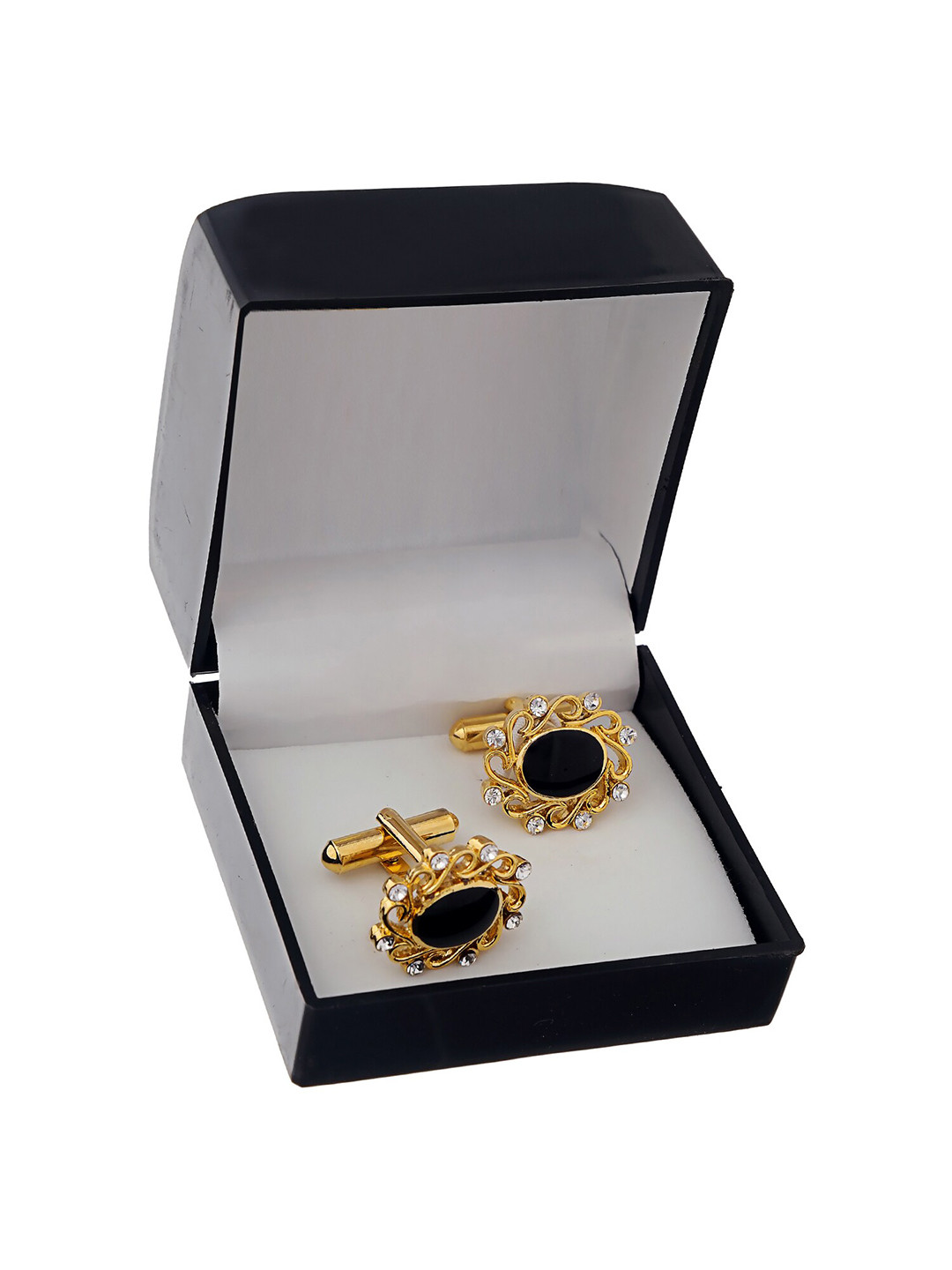 Buy LUCKY JEWELLERY Gold Plated Cufflink Cufflinks for Men 19928152